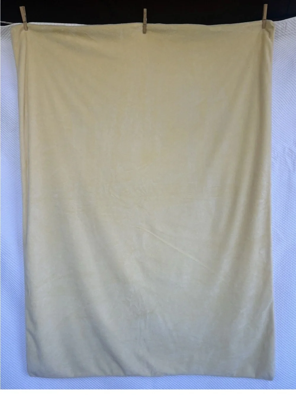 POTTERY BARN KIDS  Toddler 2 Yellow Chamios Duvet Covers AND PBK Down Insert GUC